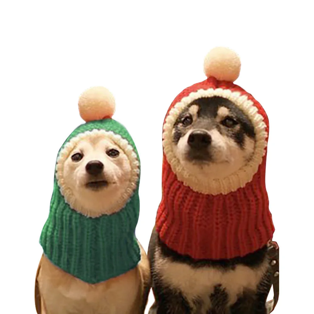 Winter Hat For Dogs Christmas Warm Cat Dog Pet Accessories Small Medium Large Dress Up Supplies | Дом и сад