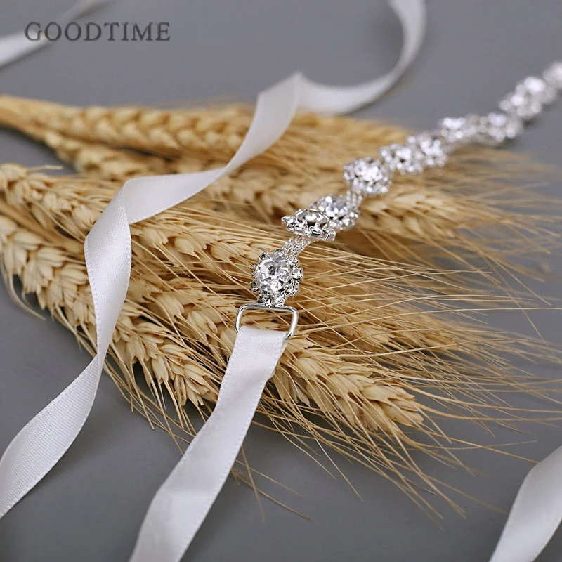 Noble Women Belt For Dress Crystal Belt With Ribbon Sash Glitter Belt For Wedding Bride Rhinestone Belt For Girl Party Dress Up