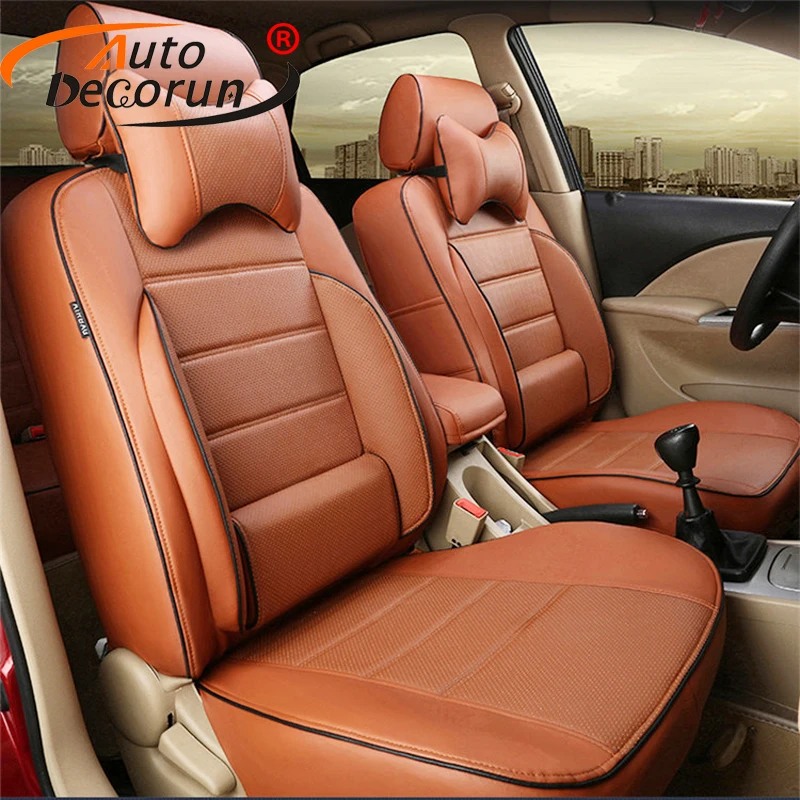 AutoDecorun Custom fit PU leather cover seats for infiniti fx35 fx37