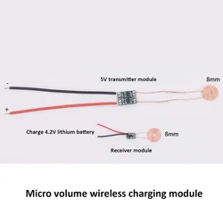 Module de charge sans fil, bobine de 8mm, Micro Volume, courant élevé, alimentation sans fil 