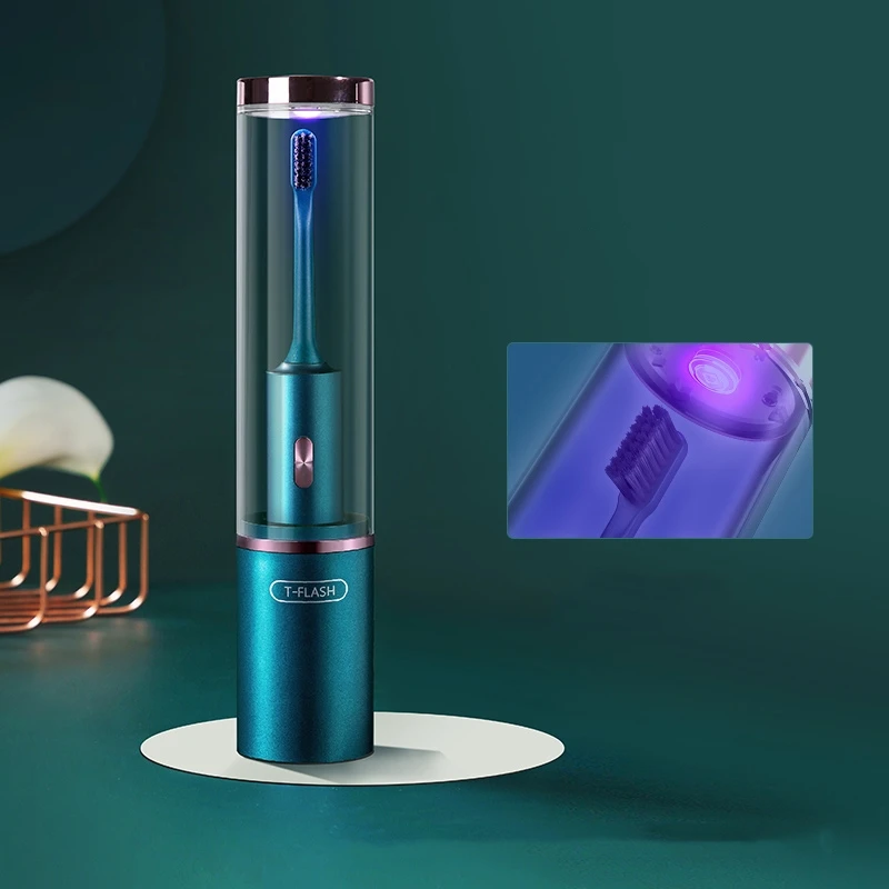 Sonic Electric Toothbrush Upgraded UV Sterilization Adult Waterproof USB Rechargeable Long Standby Time 4 Brush Head Best Gift Sonic Electric Toothbrush Upgraded UV Sterilization Adult Waterproof USB Rechargeable Long Standby Time 4 Brush Head Best Gift