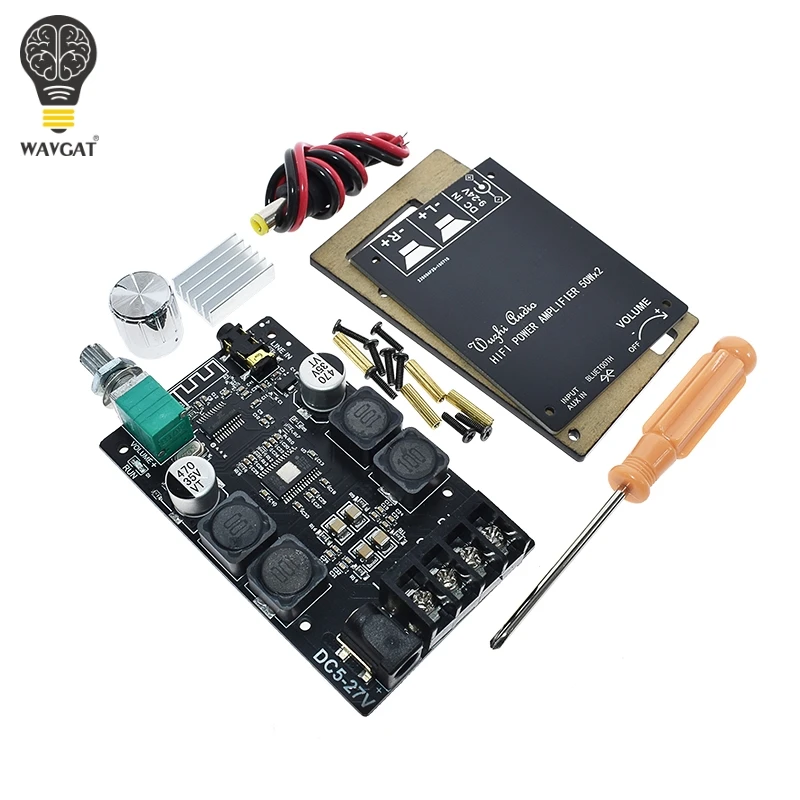 HIFI беспроводной Bluetooth 5,0 TPA3116 цифровой усилитель звука плата TPA3116D2 50WX2 стереоусилитель домашний кинотеатр