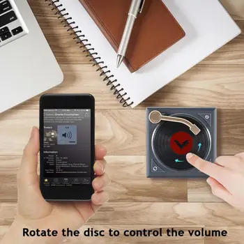 

Smart Bluetooth Speaker Retro Phonograph Bluetooth 5.0 Speakers for PC Laptop Tablet Smartphones