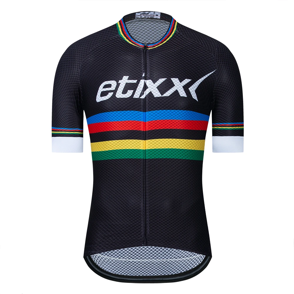 Jacket 01 Etixxl Велоспорт Джерси MTB Горный Мужская одежда для велосепидистов короткий комплект Ropa Ciclismo велосипедная одежда Велосипедное платье для мужчин - Цвет: Jacket 01