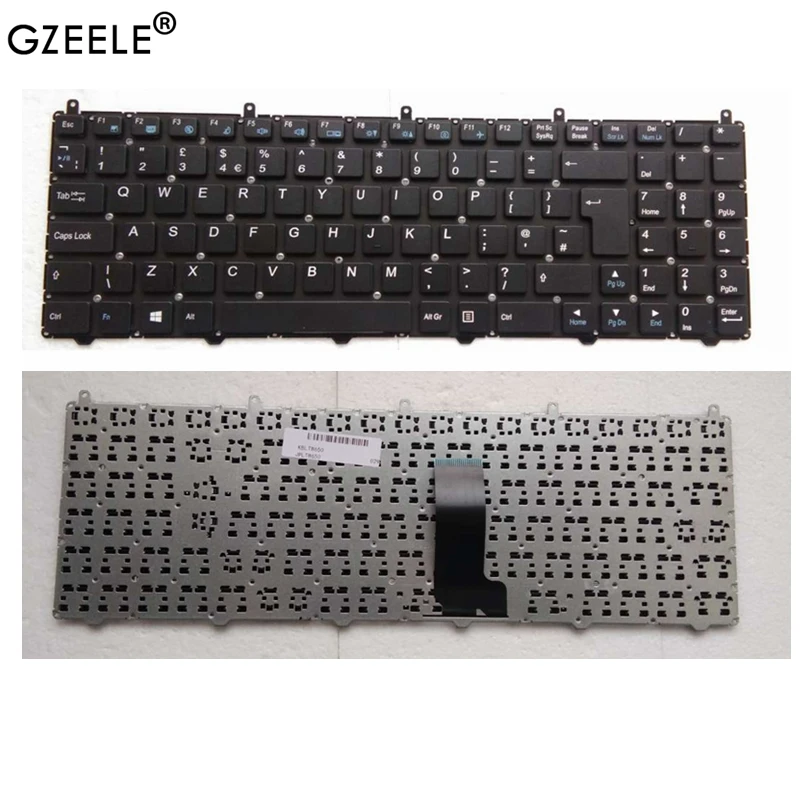 

GZEELE UK Keyboard for DNS Clevo W650 W650SRH W655 W650SR W650SC R650SJ W6500 W650SJ w655sc w650sh MP-12N76SU-4301