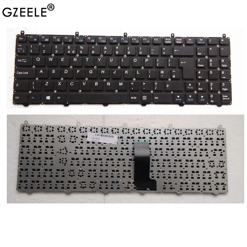 Клавиатура GZEELE UK для DNS Clevo W650 W650SRH W655 W650SR W650SC R650SJ W6500 W650SJ w655sc w650sh | Компьютеры и офис