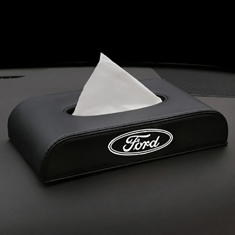 

1 Pcs Car Tissue Box Set Tissue Box Holder Interior Decoration Box For Fords Focus 2 3 1 MK2 MK3 MK1 Fusion Car Accessories