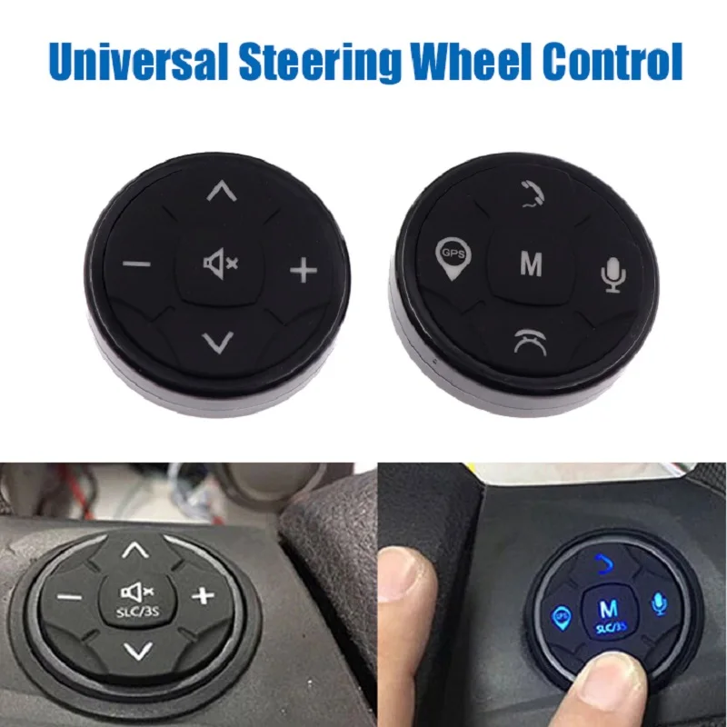 Universal Car Steering Wheel Remote Control For Auto Music Wireless DVD GPS Navigation Radio Remote Controller Buttons