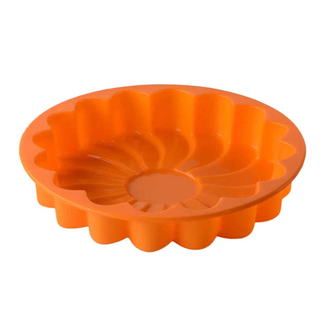 DIY Cake Tool Round Shape Silicone Cake Mold Mousse Mold Chocolate West Point Cake Dessert Mold Cake Embryo Cake Baking Tray - Цвет: B