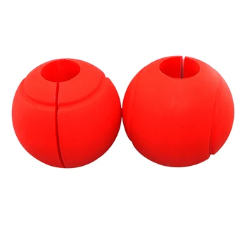 

2pcs Workout Gym Bodybuilding Silicone Dumbbell Adapter Barbell Grip Balls Muscle Training Weight Lifting Pull Up Bar Handles
