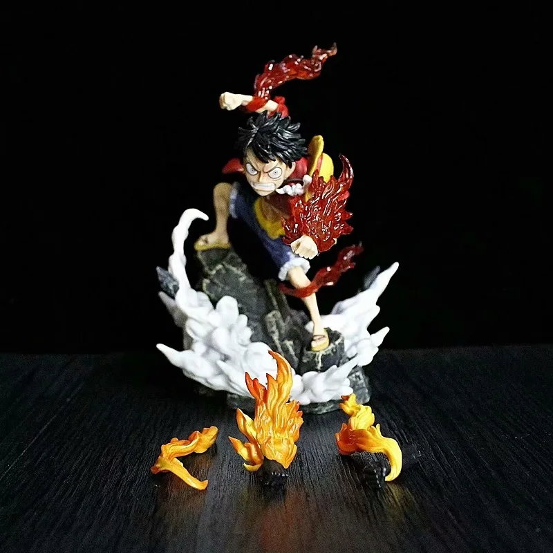 Аниме One Piece Monkey D Luffy Portgas Ace Battle Ver. Экшн-фигурка из ПВХ Коллекционная модель