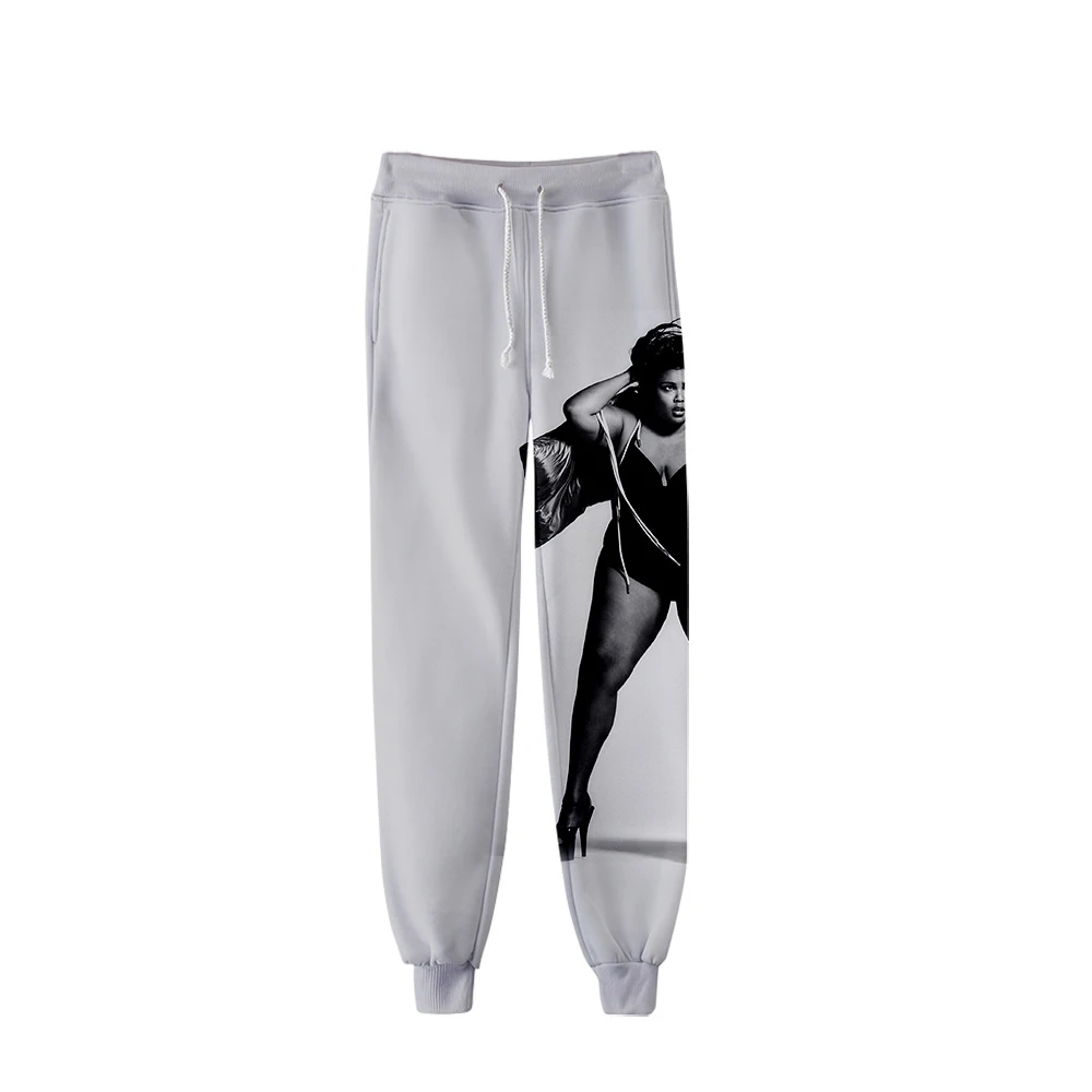 LIZZO Joggers брюки для мужчин и женщин хип-хоп Фитнес 3D графический принт брюки пот брюки негабаритные эластичная талия мужские тренажеры