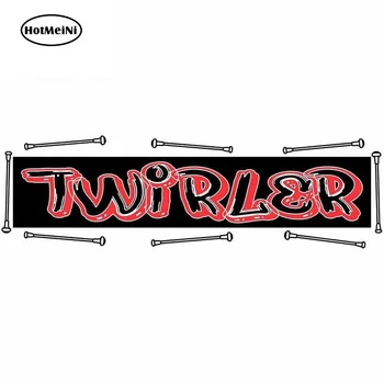 

HotMeiNi 13cm x 4cm Twirler Letter Funny Auto Car Stickers Vinyl Waterproof Decals Car Wrap Door Protector Occlusion Scratch
