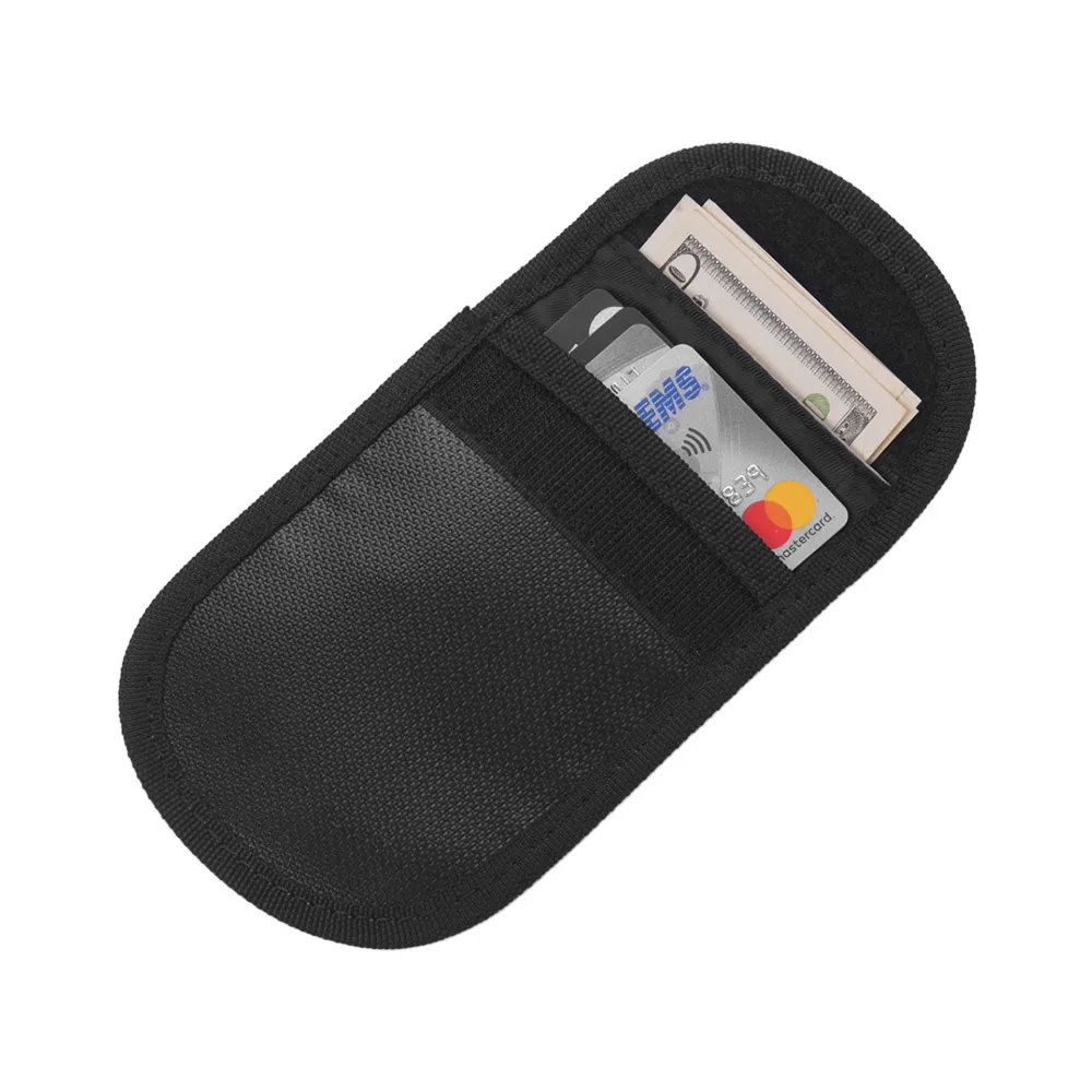 Bolso a prueba de fuego de almacenamiento seguro, portatarjetas, llaves IDCard, pasaporte, billetes, recibos, dinero