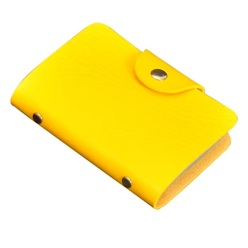 

10 Color Unisex 24 Bits 24 Sheets Card Case Business Card Holder For Women Credit Passport Card Bag ID Passport Card Wallet