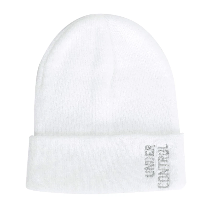 Fashion Winter Hats for Woman Casual Beanies for Men Women Warm Knitted Winter Hat Fashion Solid Hip-hop Beanie Hat Unisex Cap - Цвет: White