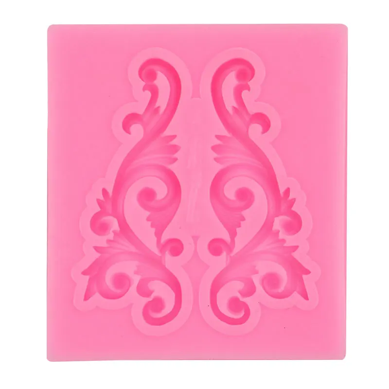 Relief Silicone Mold European Retro Fondant Molds Relief Lace Sugarcraft Gumpaste Chocolate Candy Clay Molds