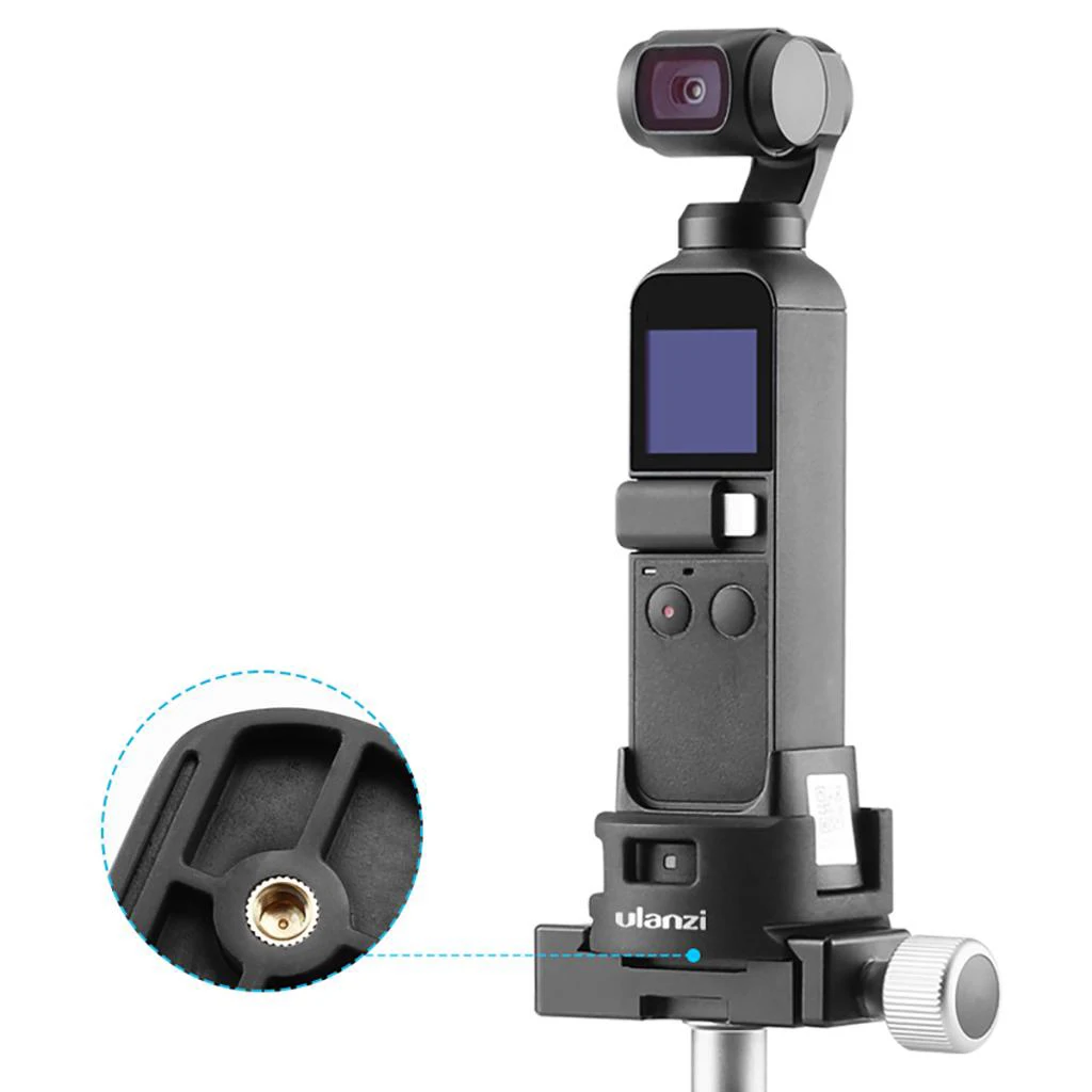 WiFi Tripod Base Adapter Quick Release Mount For DJI Osmo Pocket