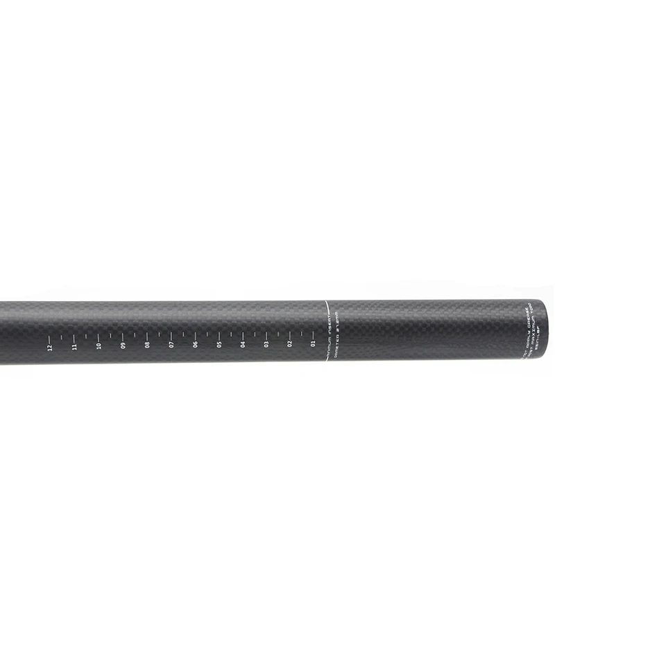 Tige De Selle VTT En Carbone - 20mm Offset - Diamètres 27.2/30.8/31.6mm - Longueur Ajustable 250-400mm
