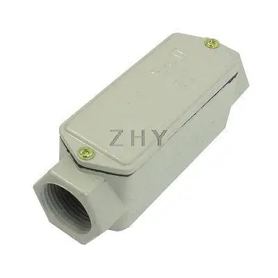 

Metal Shell G1" 2 Hole Linear Cylindrical Explosion-proof Conduit Outlet Box