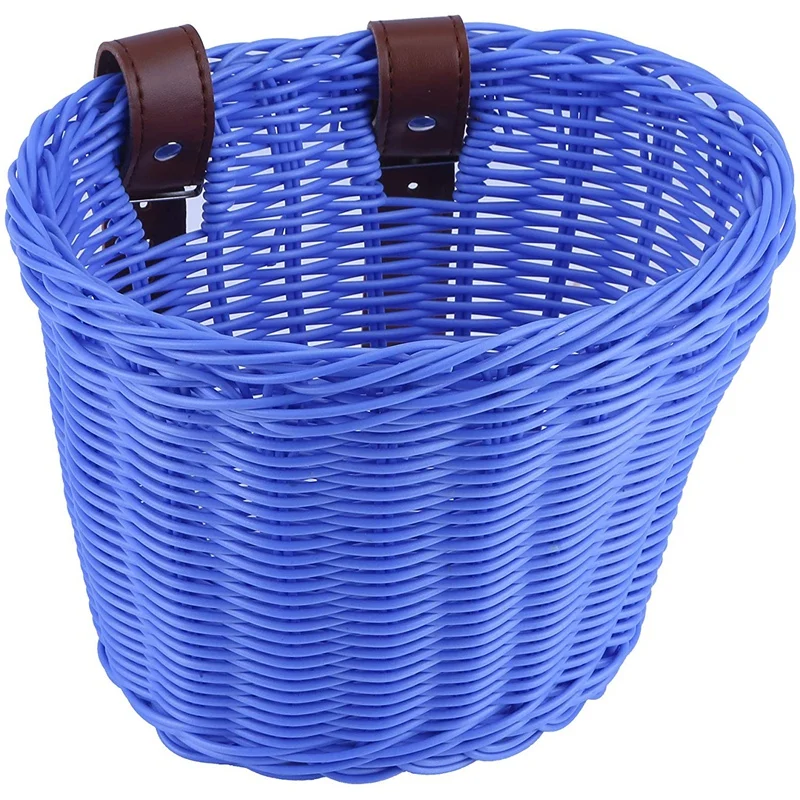 Children's Bicycle Baskets Rattan Woven Baskets Children's Bicycle