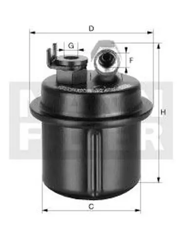Фильтр топливный MANN-FILTER WK78/5