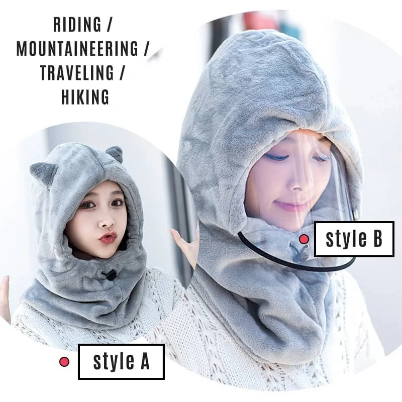 Шерстяная шапка с защитой ушей|Вязание| |