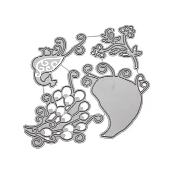 

Peacock Metal Cutting Dies Stencil Scrapbooking DIY Album Stamp Paper Embossing