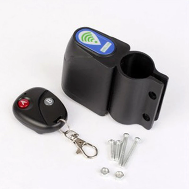 

Bike Lock Bicycle Alarm System Easy to Install Anti-Theft Wireless Remote Control Vibration MTB Road Cycling Security Alerter