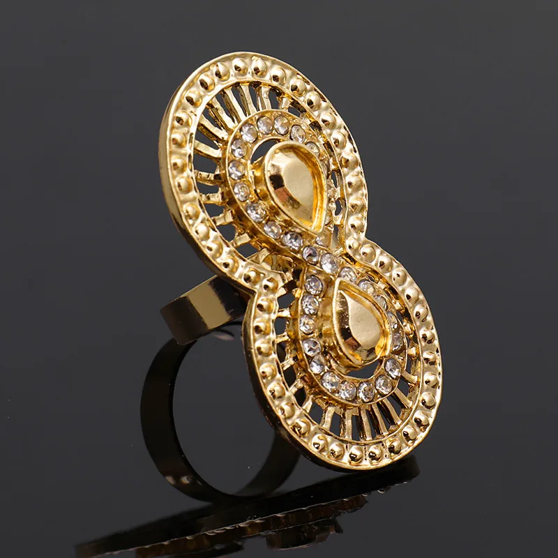 Fani Fashion Dubai Gold Colorful Jewelry Set Brand nigerian woman Wedding Necklace Ring Bracelet Earrings jewelry Set Wholesale