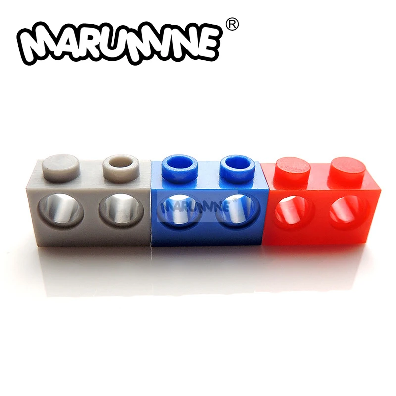 MARUMINE технический кирпич 1x2 с отверстиями 32000 строительные блоки 100 шт. Волшебный