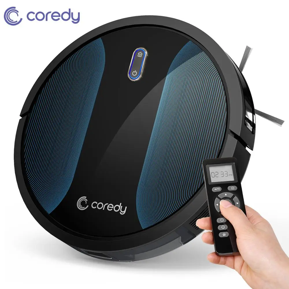 Coredy R500+ Robot Vacuum Cleaner Mop Wet Cleaning Floor Carpet Sweep Smart Pet Hair Auto Charging for Home robo aspirador