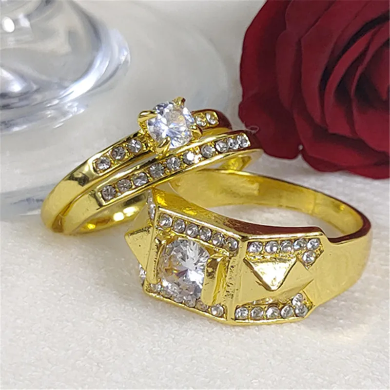 Wedding Rings Finger Rings Cubic Zircon Ring for Women Men CC Rings