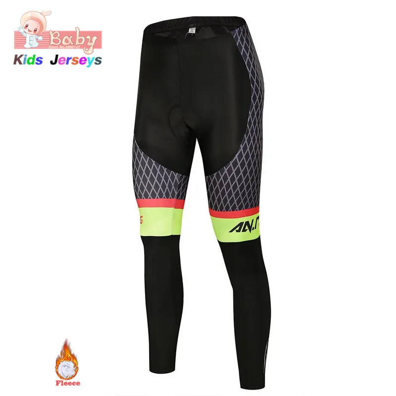 Зимний детский трикотажный комплект для велоспорта Roupa Ciclismo с героями мультфильмов, Теплая Флисовая одежда для велоспорта с длинным рукавом - Цвет: 7