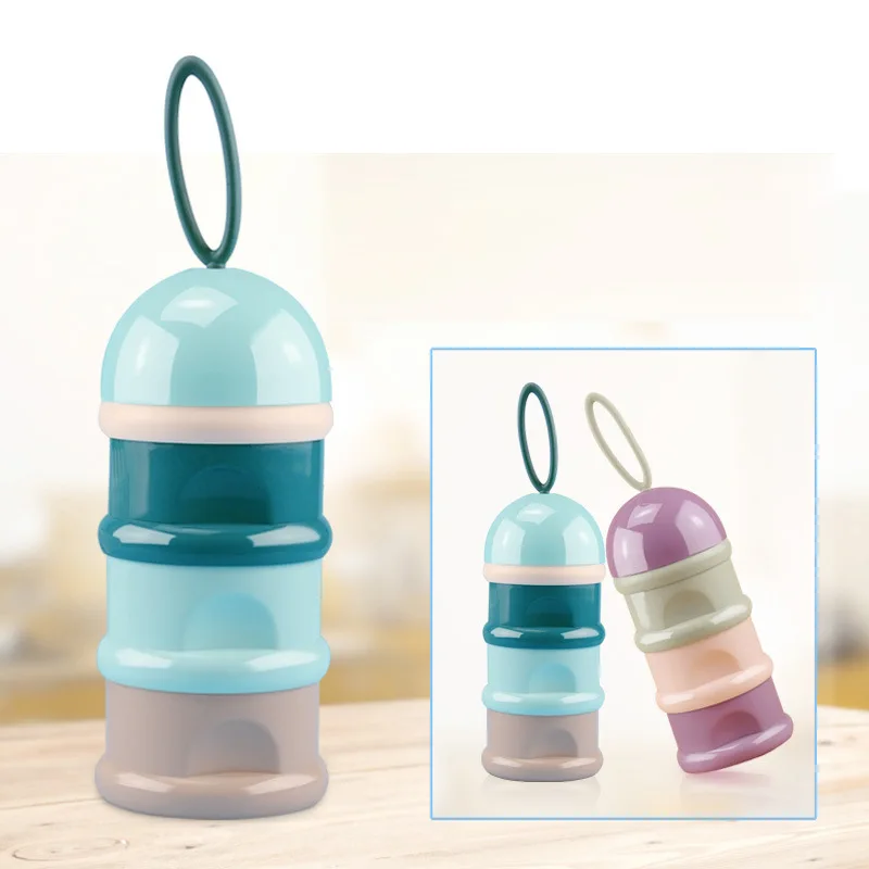 

Infants Milk Box Simplicity Portable Side Three/Four Layer Pp Milk Powder Seperated Separated Nursing Large Capacity Storage