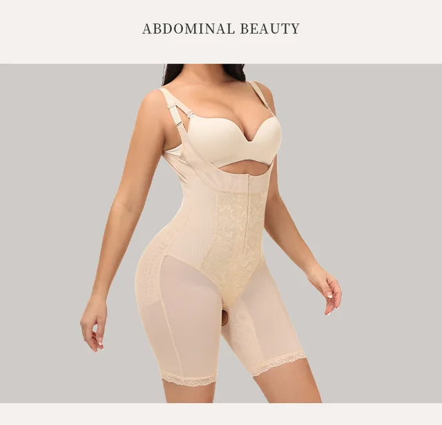 Sexy Women Black Full Body Shaper Plus Size Shapewear Tummy Control  Underwear Slimming Undershaper Corset Bodysuits Recovery - AliExpress