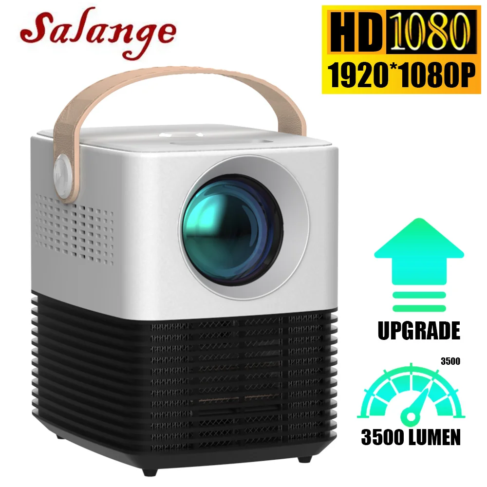 Salange мини проектор P50S Full HD 1080P Android Wifi 3D портативный домашний кинотеатр поддержка 4K