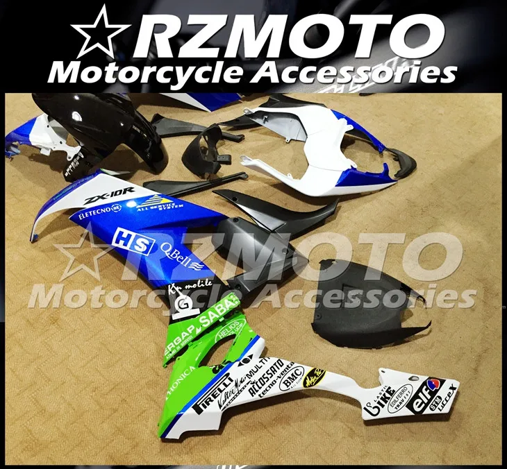 ABS мотоцикл обтекатель комплект для KAWASAKI ZX-10R 2008-2010 год кузов литьевая форма Магазин № 2253