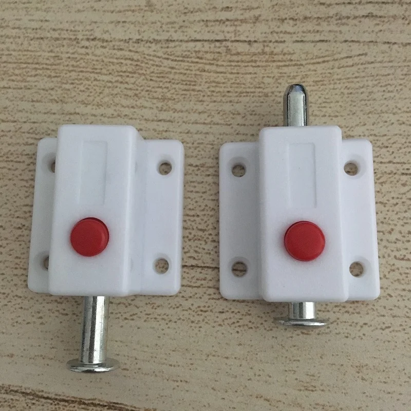 

10pcs/lot Window Cabinet Push Button Spring Load Automatic Door Bolt