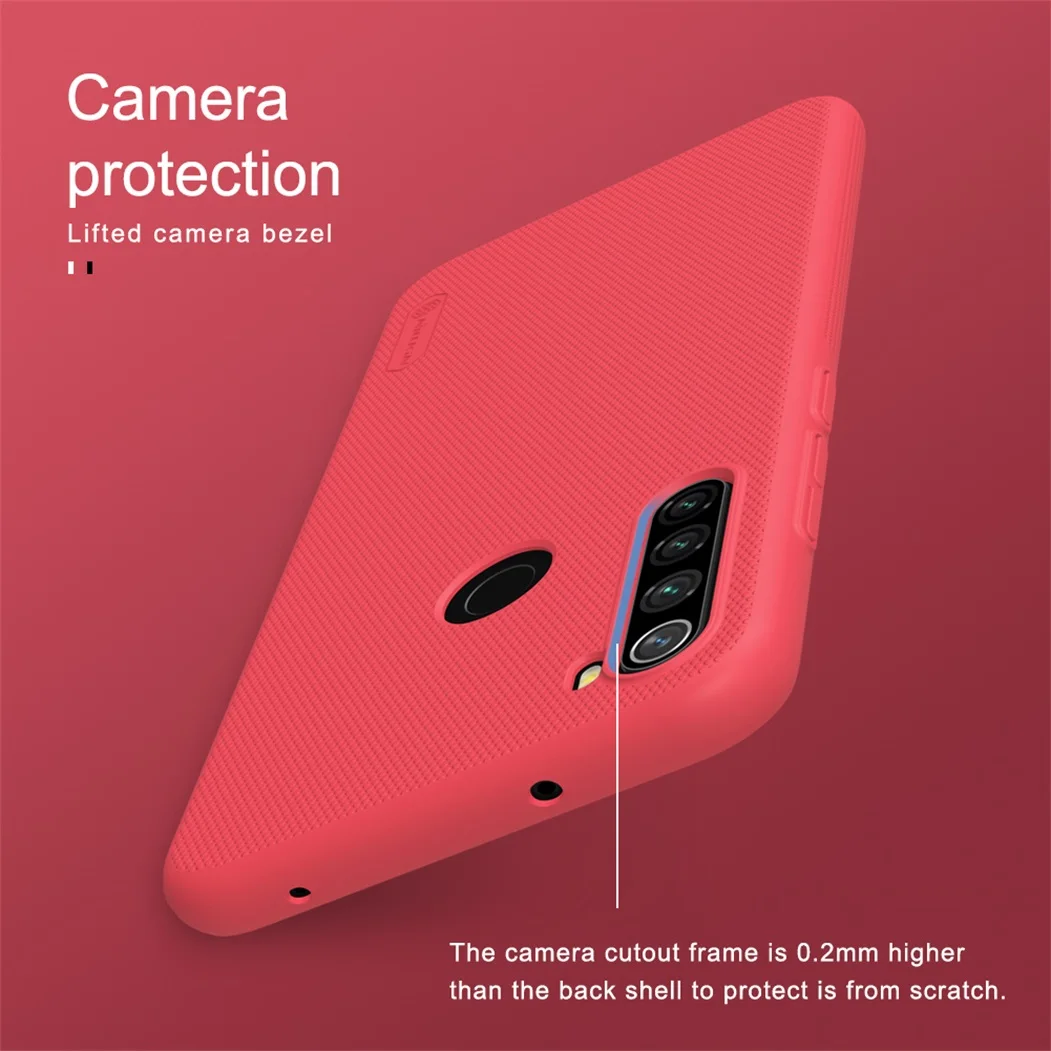 Чехол для Xiaomi Redmi Note 8T, чехол Nillkin, суперматовый, жесткий, PC, задняя крышка, защитный чехол для Xiaomi Redmi Note8T