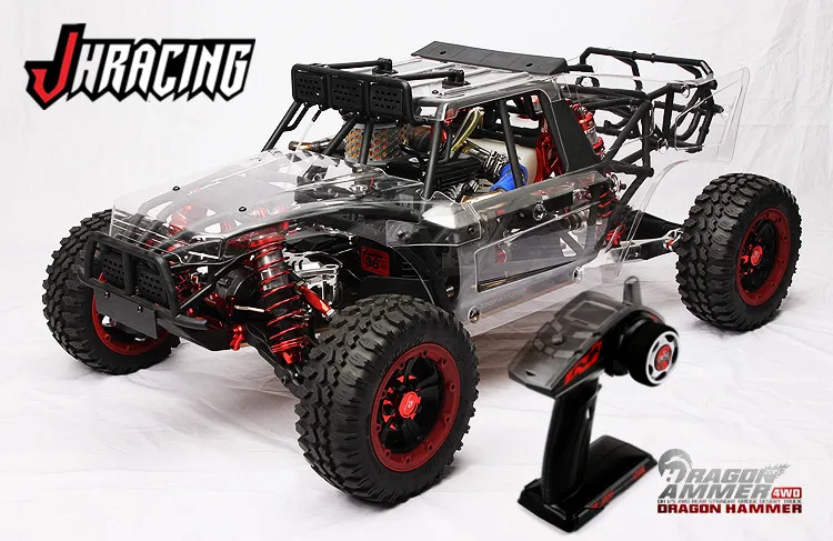 FID Racing Молот дракона 1/5 бензин пустыня грузовик с 36CC мощный 2 х тактный
