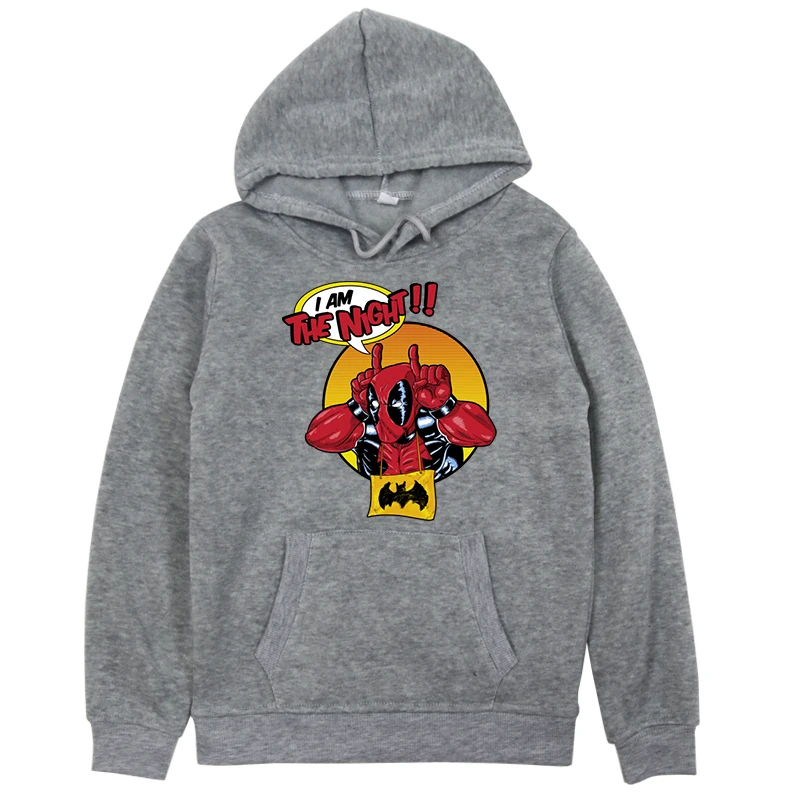 

Deadpool Print Boy Girl Hoodies Sweatshirts Fashion Cartoon Hoodie Kids Baby Casual Spring Autumn Children Sweater Pullover Tops
