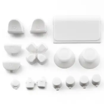 

Replacement Buttons Custom Mold Kit for PS4 for 4 Controller Solid Color Plastic Gamepads Spare Parts BSIDE
