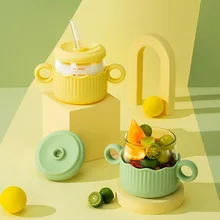 Bouteille d'eau pour bébé, 4 couleurs, avec Double poignée, Anti chute, pour lait, pour enfants 