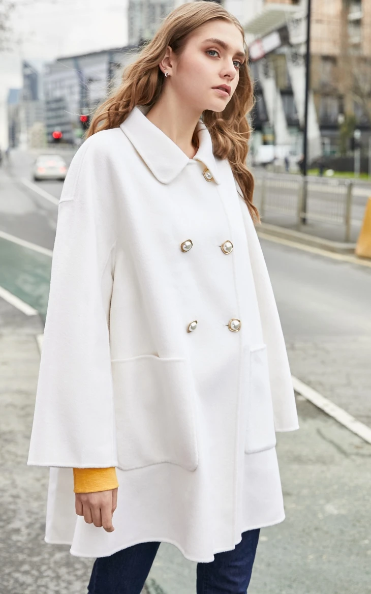 Vero Moda новое пальто из овечьей шерсти с подкладкой из двух частей | 319427506