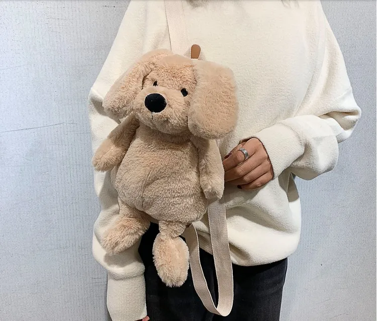 Hot28cm плюшевая сумка милый мультяшный наплечный медведь чистый цвет maomao мягкий рюкзак высокого качества подарок на праздник Рождество День рождения