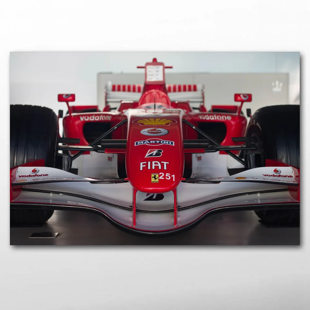 Ferrari Formula 1 Red Cars Race Vehicle Dipinti Decorativi Su Tela Wall Art Poster E Stampe Per Soggiorno Decor