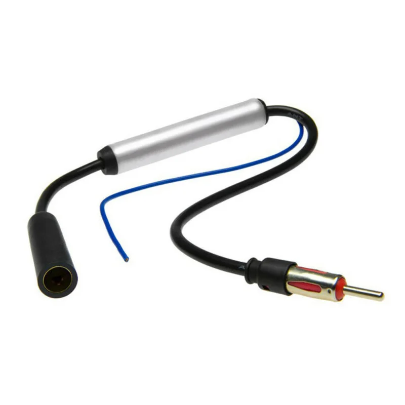 12V Inline Car Antenna Radio Signal Amplifier Amp Booster AM& FM Equipment Kits