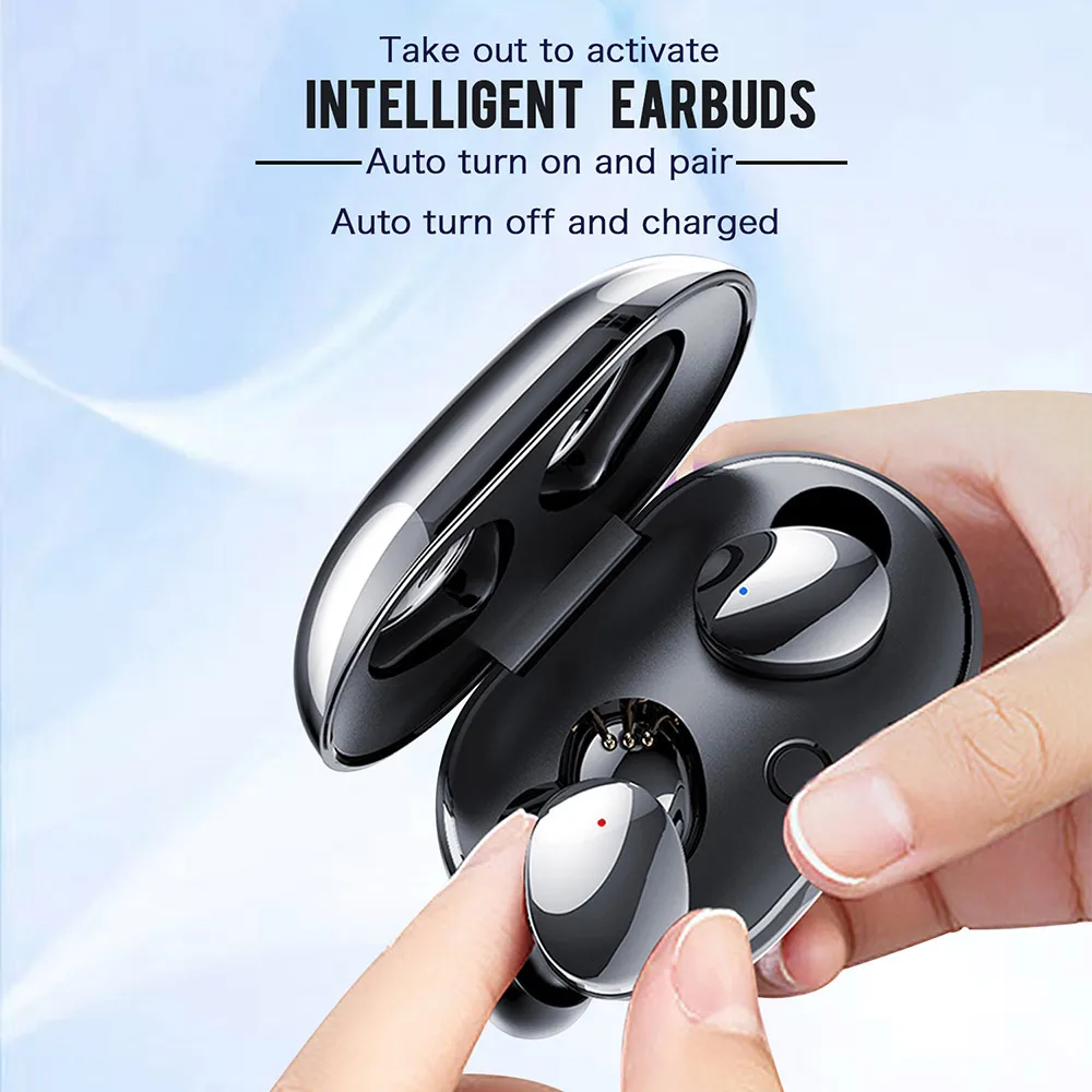 

WLNGWEAR Wireless Earbuds Bluetooth Earphones TWS IPX7 Waterproof Small Easy To Wear Noise denoise BT 5.0 For Galaxy Sport Buds