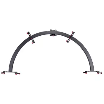

Neewer Camera Slider and Camcoder Slider 61.8 Inches Long/180 Degree 1/2 Round Circle Dolly Smooth Track for Video + Image Shoot